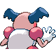 #122 Mr. Mime sprite Posterior