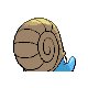 #138 Omanyte sprite Posterior