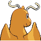 #149 Dragonite sprite Posterior