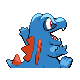 #158 Totodile sprite Posterior