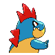 #159 Croconaw sprite Posterior