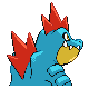 #160 Feraligatr sprite Posterior