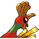 #250 Ho-Oh sprite Posterior