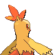 #256 Combusken sprite Posterior