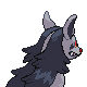 #262 Mightyena sprite Posterior