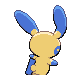 #312 Minun sprite Posterior