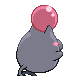 #325 Spoink sprite Posterior