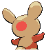 #327 Spinda sprite Posterior