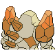 #377 Regirock sprite Posterior