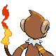 #391 Monferno sprite Posterior