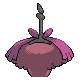 #413 Wormadam Basura sprite Posterior