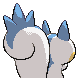#417 Pachirisu sprite Posterior