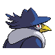 #430 Honchkrow sprite Posterior