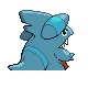 #443 Gible sprite Posterior