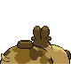 #449 Hippopotas sprite Posterior