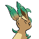 #470 Leafeon sprite Posterior