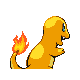#004 Charmander sprite Posterior Shiny