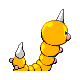 #013 Weedle sprite Posterior Shiny