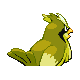 #016 Pidgey sprite Posterior Shiny