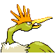 #022 Fearow sprite Posterior Shiny