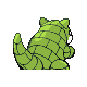 #027 Sandshrew sprite Posterior Shiny