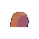 #050 Diglett sprite Posterior Shiny