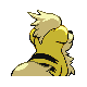 #058 Growlithe sprite Posterior Shiny
