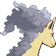 #078 Rapidash sprite Posterior Shiny