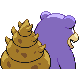 #080 Slowbro sprite Posterior Shiny