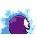 #092 Gastly sprite Posterior Shiny