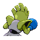 #107 Hitmonchan sprite Posterior Shiny