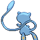 #151 Mew sprite Posterior Shiny