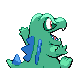 #158 Totodile sprite Posterior Shiny