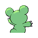 #216 Teddiursa sprite Posterior Shiny