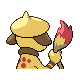 #235 Smeargle sprite Posterior Shiny