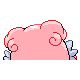 #242 Blissey sprite Posterior Shiny