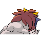 #244 Entei sprite Posterior Shiny