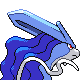 #245 Suicune sprite Posterior Shiny