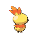 #255 Torchic sprite Posterior Shiny