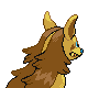 #262 Mightyena sprite Posterior Shiny