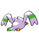 #278 Wingull sprite Posterior Shiny