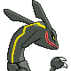 #384 Rayquaza sprite Posterior Shiny