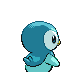 #393 Piplup sprite Posterior Shiny