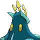 #395 Empoleon sprite Posterior Shiny