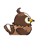 #396 Starly sprite Posterior Shiny