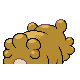 #399 Bidoof sprite Posterior Shiny