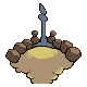 #413 Wormadam Arena sprite Posterior Shiny