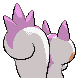 #417 Pachirisu sprite Posterior Shiny