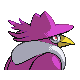#430 Honchkrow sprite Posterior Shiny