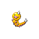 #013 Weedle sprite Oro HeartGold / Plata SoulSilver Shiny